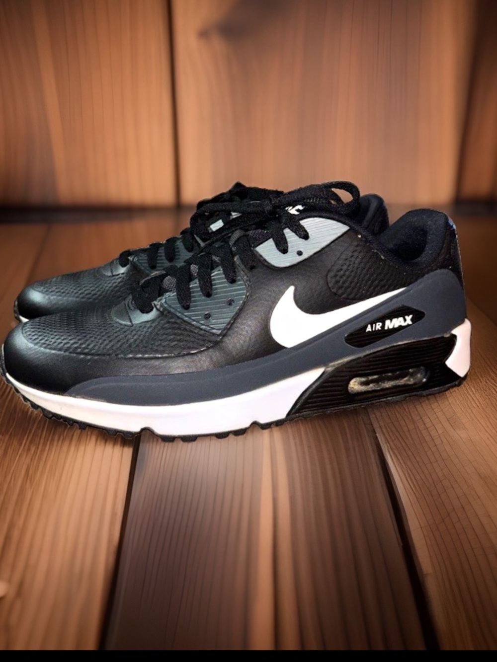 Nike Air Max 90 Golf 'Black' (CU9978-002), black and white, Men’s 12